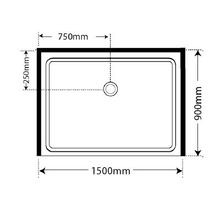 Adjustable Frameless Pivot Alcove 900x1500x900 gallery detail image