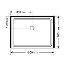 Adjustable Frameless Pivot Alcove 900x1600x900 gallery detail image