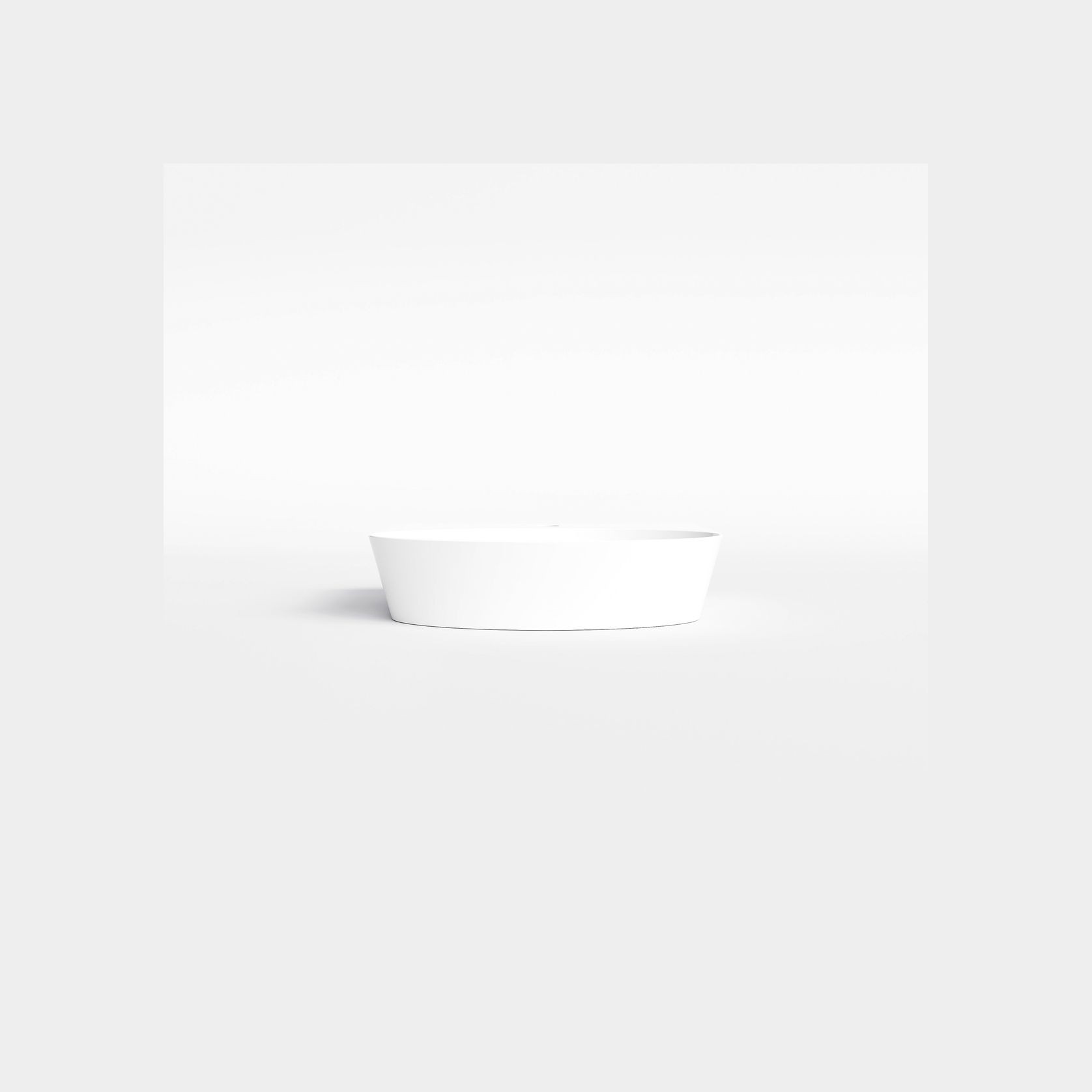 Pure Ellipse Ceramic Basin 460mm gallery detail image