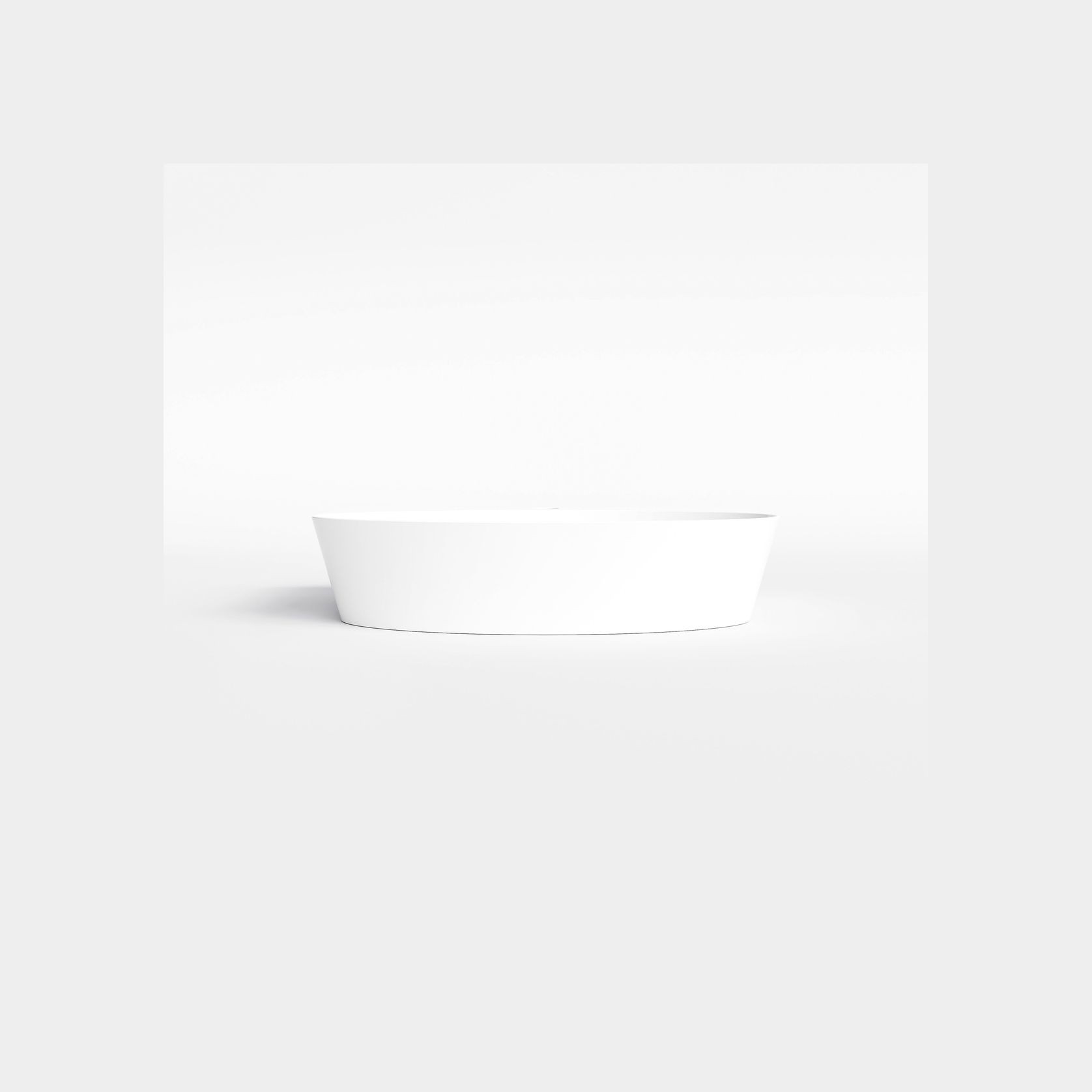 Pure Ellipse Ceramic Basin 600mm gallery detail image