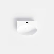 Pure Ellipse Ceramic Basin 600mm gallery detail image
