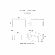 Block Coffee Table - Silver Travertine gallery detail image