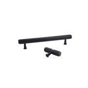 Newington Matt Black Knurled T-Bar Handles gallery detail image