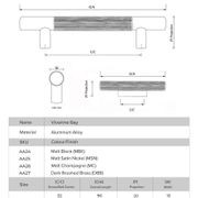 Vivonne Bay Striped Kitchen Handles gallery detail image