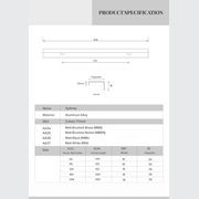 Sydney Slim Lip Pull Kitchen Handles gallery detail image