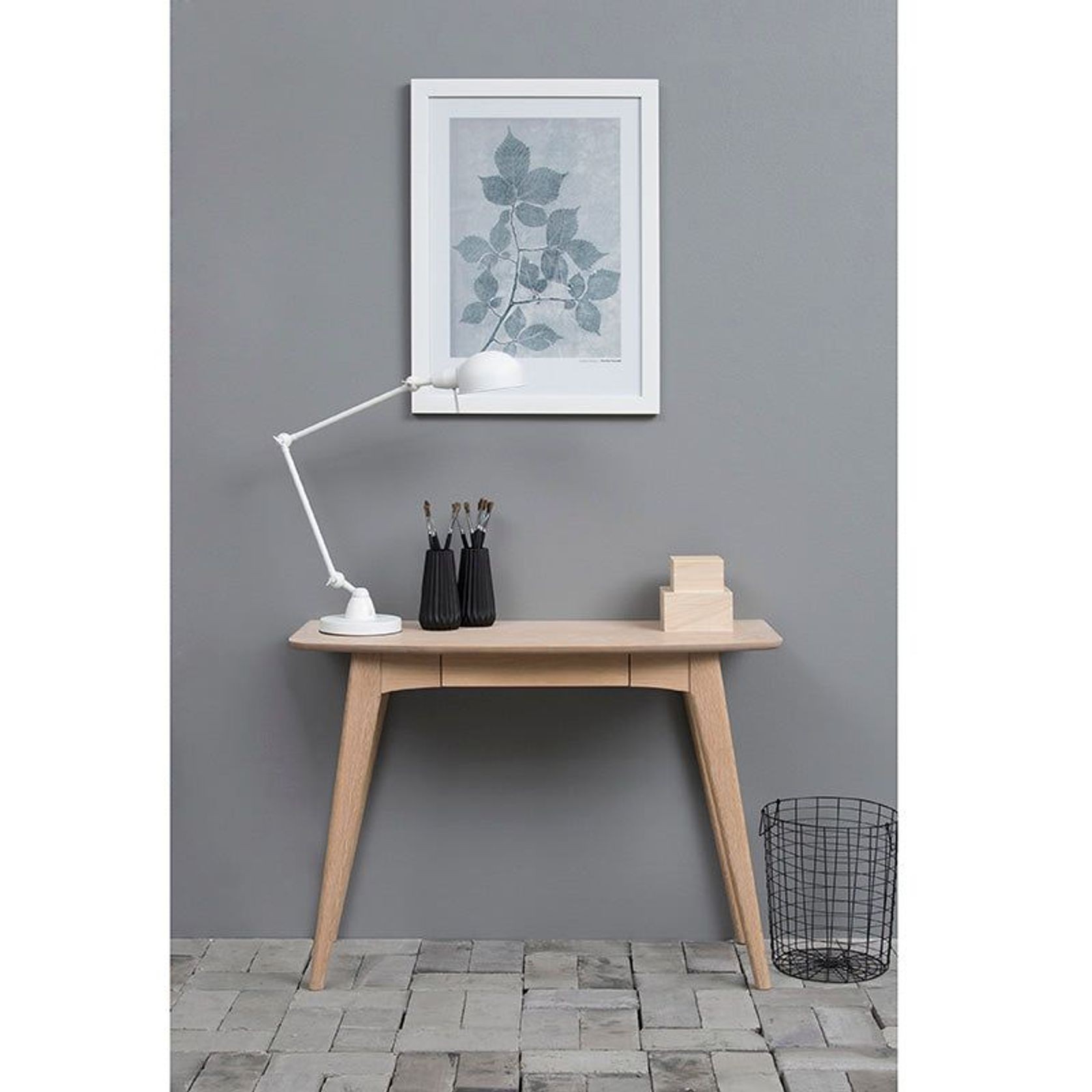 VIVEKA Study Desk 105cm -  Natural gallery detail image