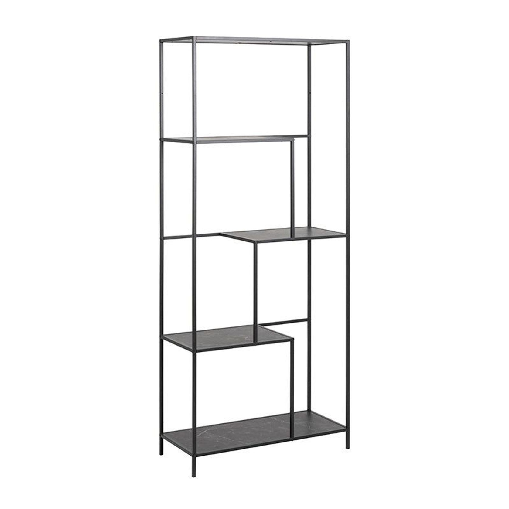 INFINITY Shelving Unit 72x170cm - Black gallery detail image