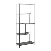 INFINITY Shelving Unit 72x170cm - Black gallery detail image