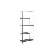 INFINITY Shelving Unit 72x170cm - Black gallery detail image
