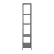 INFINITY Shelving Unit 72x170cm - Black gallery detail image