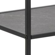 INFINITY Shelving Unit 72x170cm - Black gallery detail image