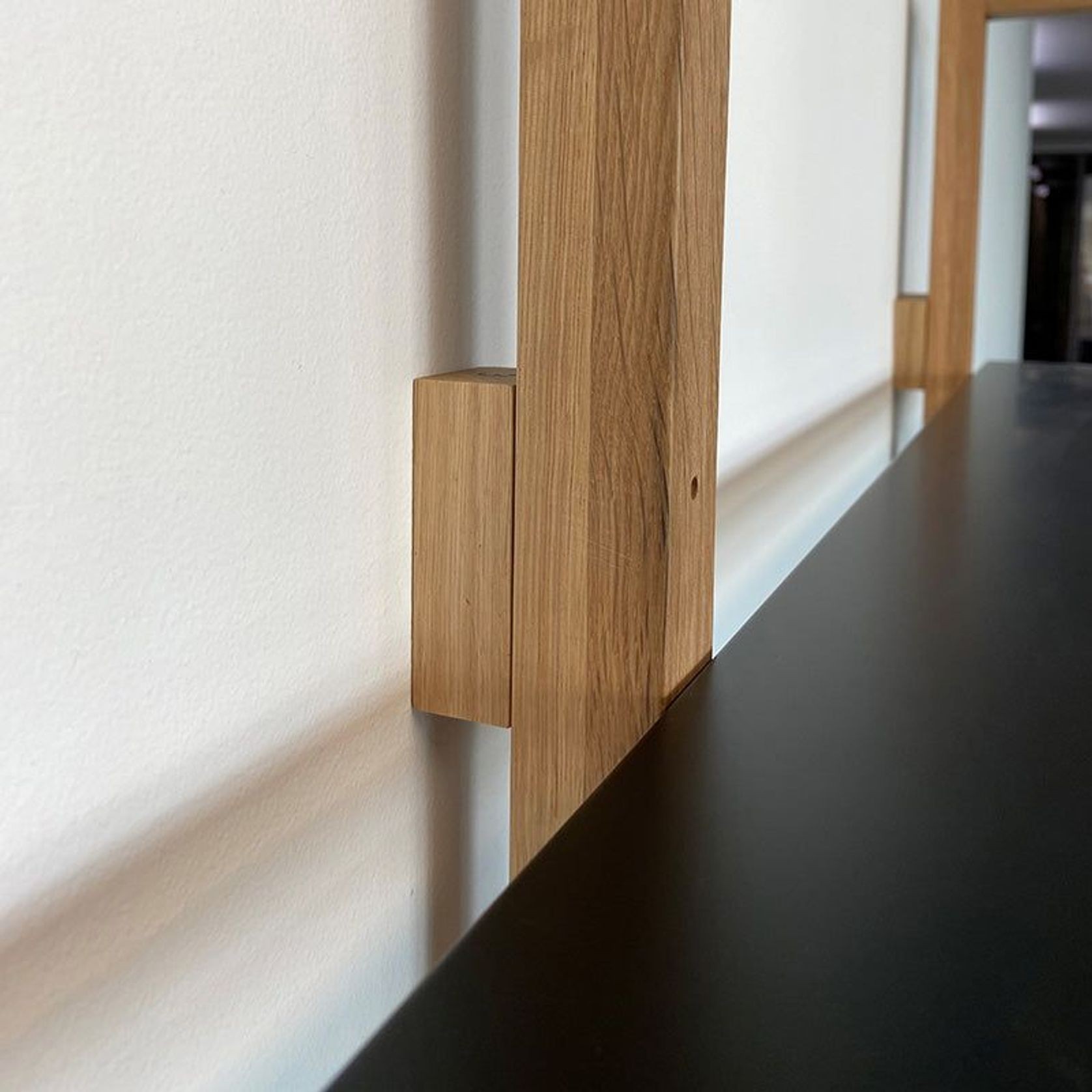 MAREN Display Unit 110cm - Natural & Black gallery detail image