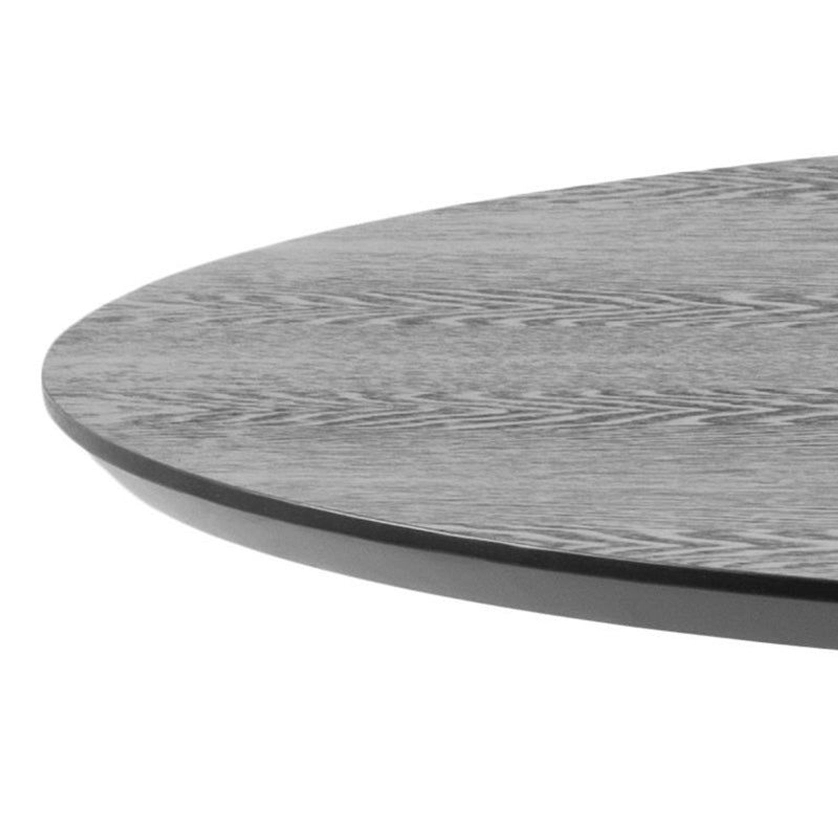 TITAN Round Dining Table 80cm - Black gallery detail image