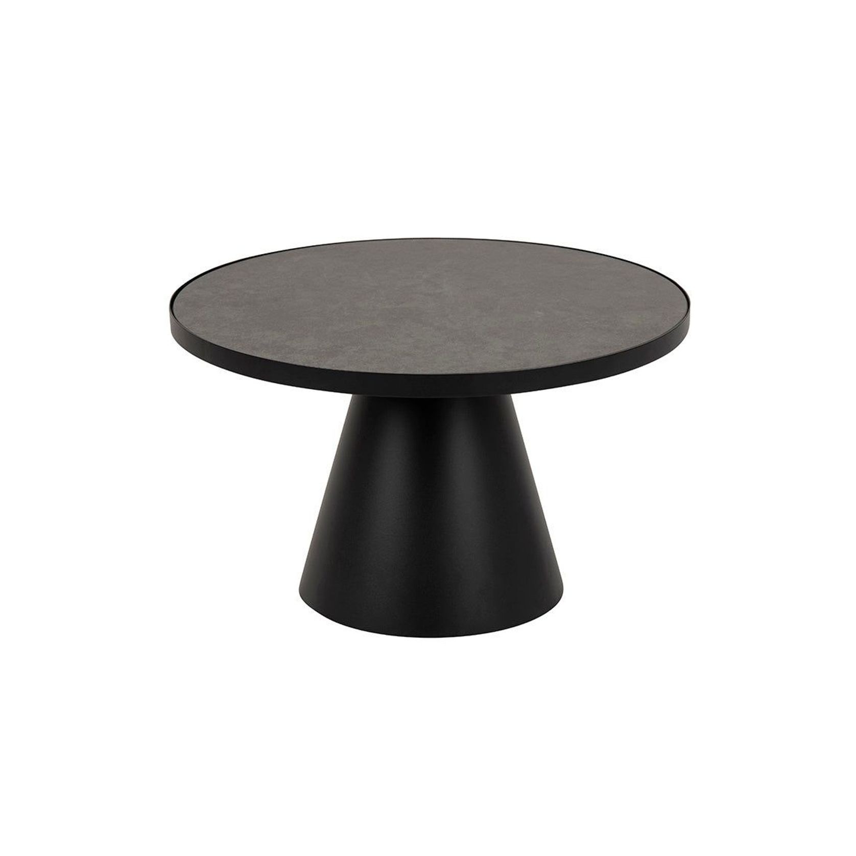 SOLI Coffee Table 65cm - Black gallery detail image