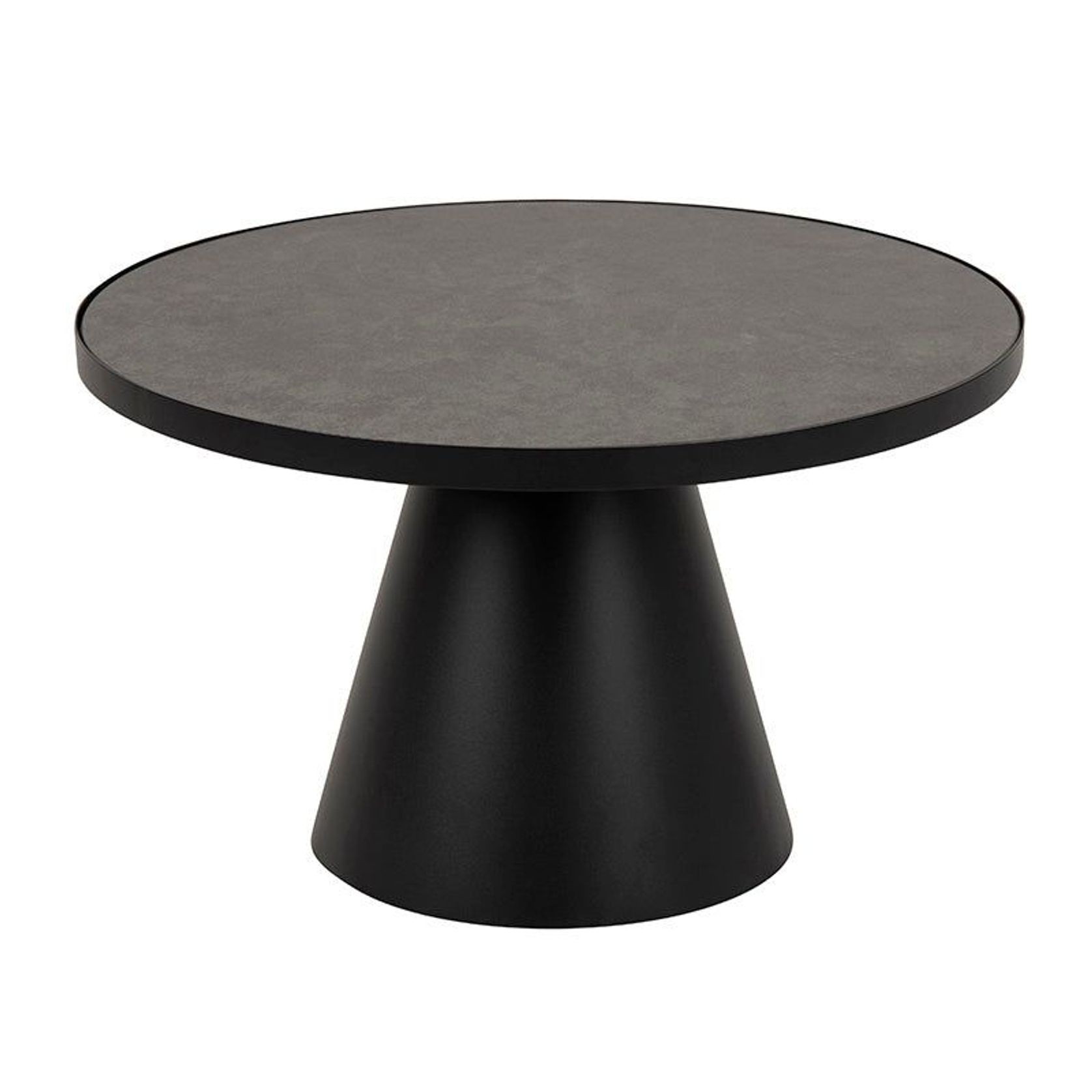 SOLI Coffee Table 65cm - Black gallery detail image