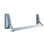 Briton Panic Bar Silver 2 Hour Fire Rated 379E/SE Suits Mortice Lock gallery detail image