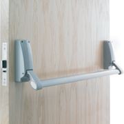 Briton Panic Bar Silver 2 Hour Fire Rated 379E/SE Suits Mortice Lock gallery detail image