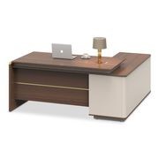 ANDERSON Executive Desk 2.0M Reversible - Australian Gold Oak gallery detail image