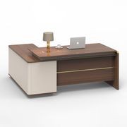 ANDERSON Executive Desk 2.0M Reversible - Australian Gold Oak gallery detail image