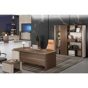 ANDERSON Executive Desk 2.0M Reversible - Australian Gold Oak gallery detail image