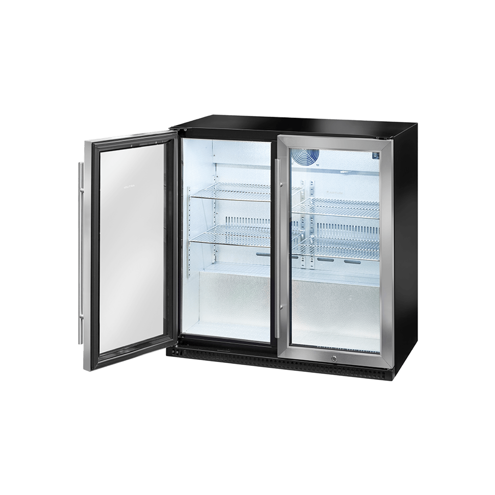 Artusi Double-Door Outdoor Refrigerator - Stainless Steel gallery detail image
