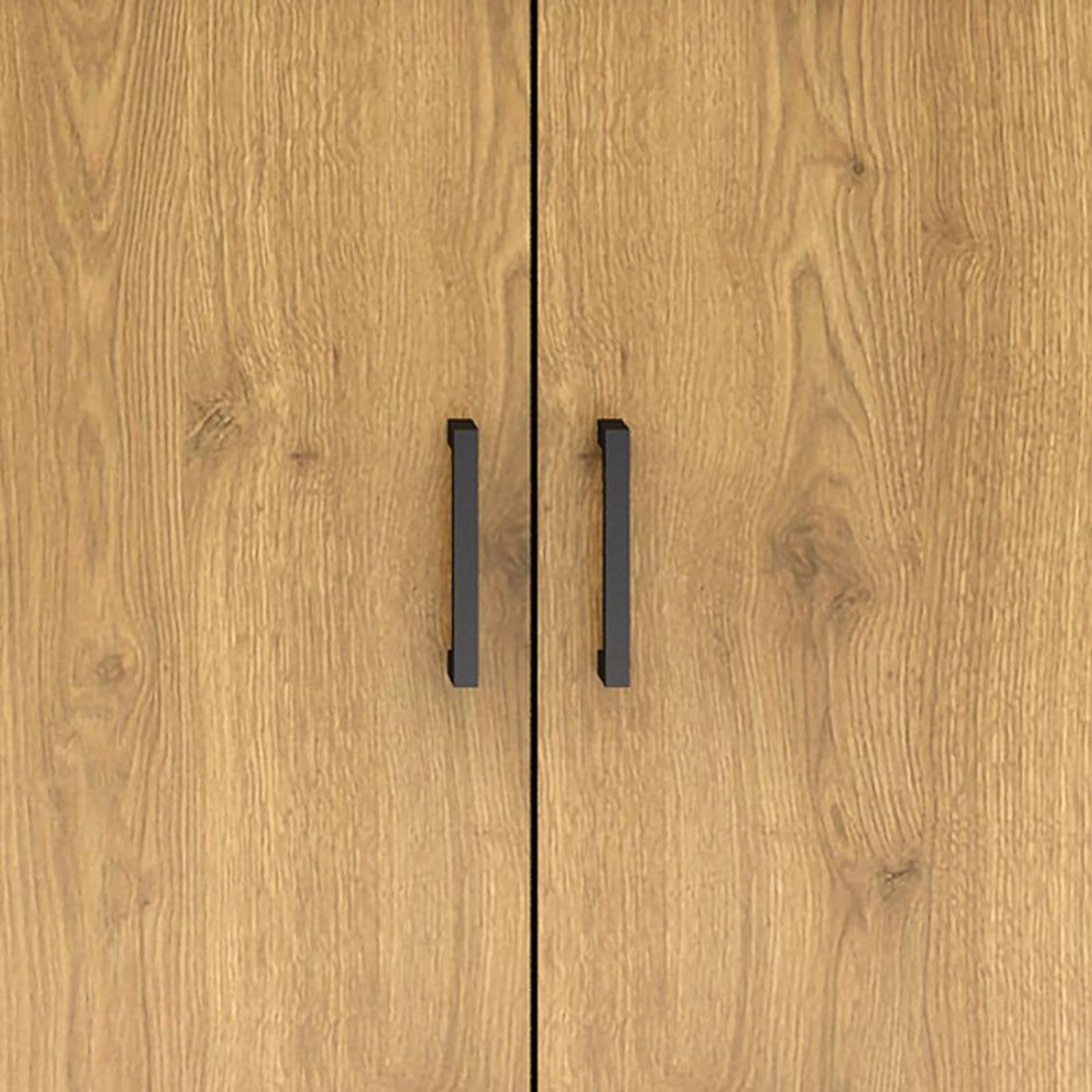 AMSTER Sideboard Buffet 160cm - Natural & Black gallery detail image