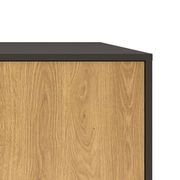 AMSTER Sideboard Buffet 160cm - Natural & Black gallery detail image