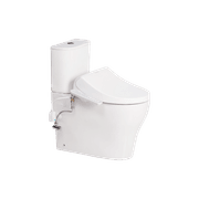 Cygnet Hygiene Rim Round CCBTW - Bottom Inlet with SpaLet E-Bidet Seat gallery detail image