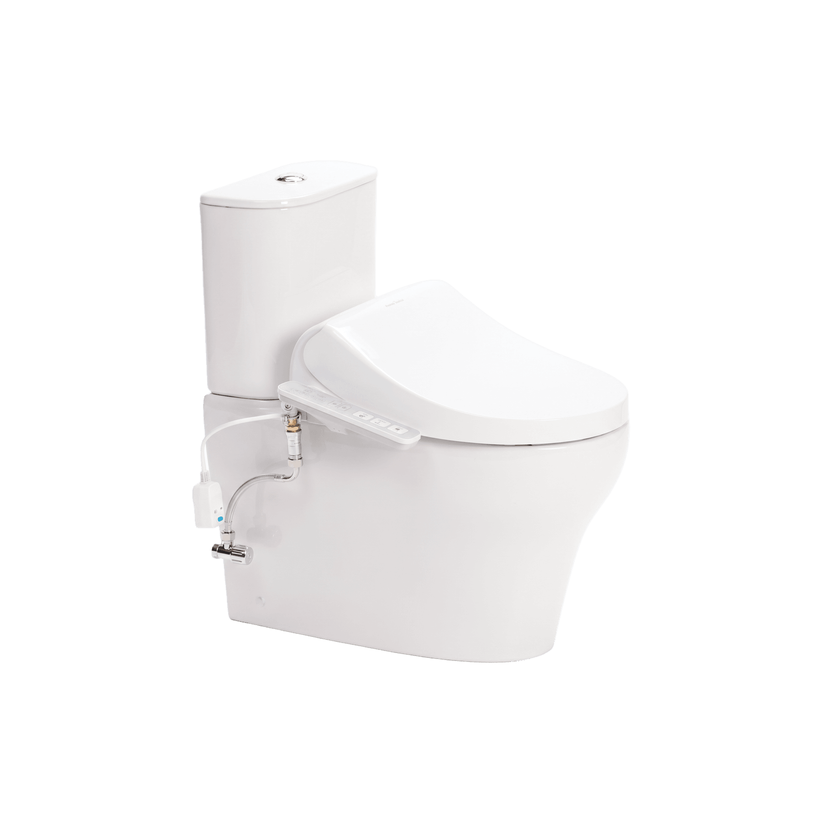 Cygnet Hygiene Rim Round CCBTW - Back Inlet with SpaLet E-Bidet Seat gallery detail image