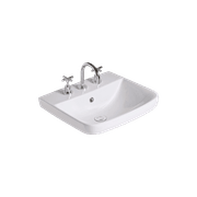 Cygnet 500 Semi Inset Basin - 3 Taphole - Overflow gallery detail image