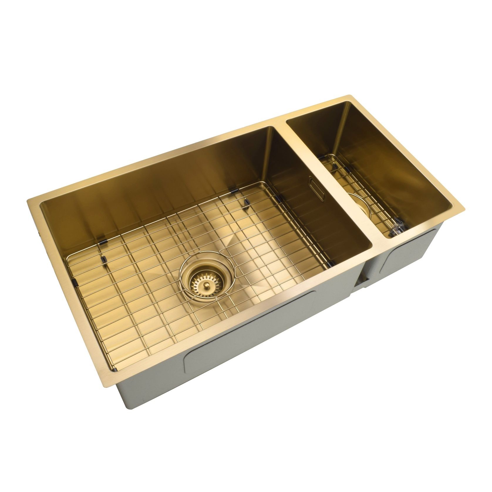 Code Aspen Double Bowl Pvd 304 Stainless Steel Sinks gallery detail image
