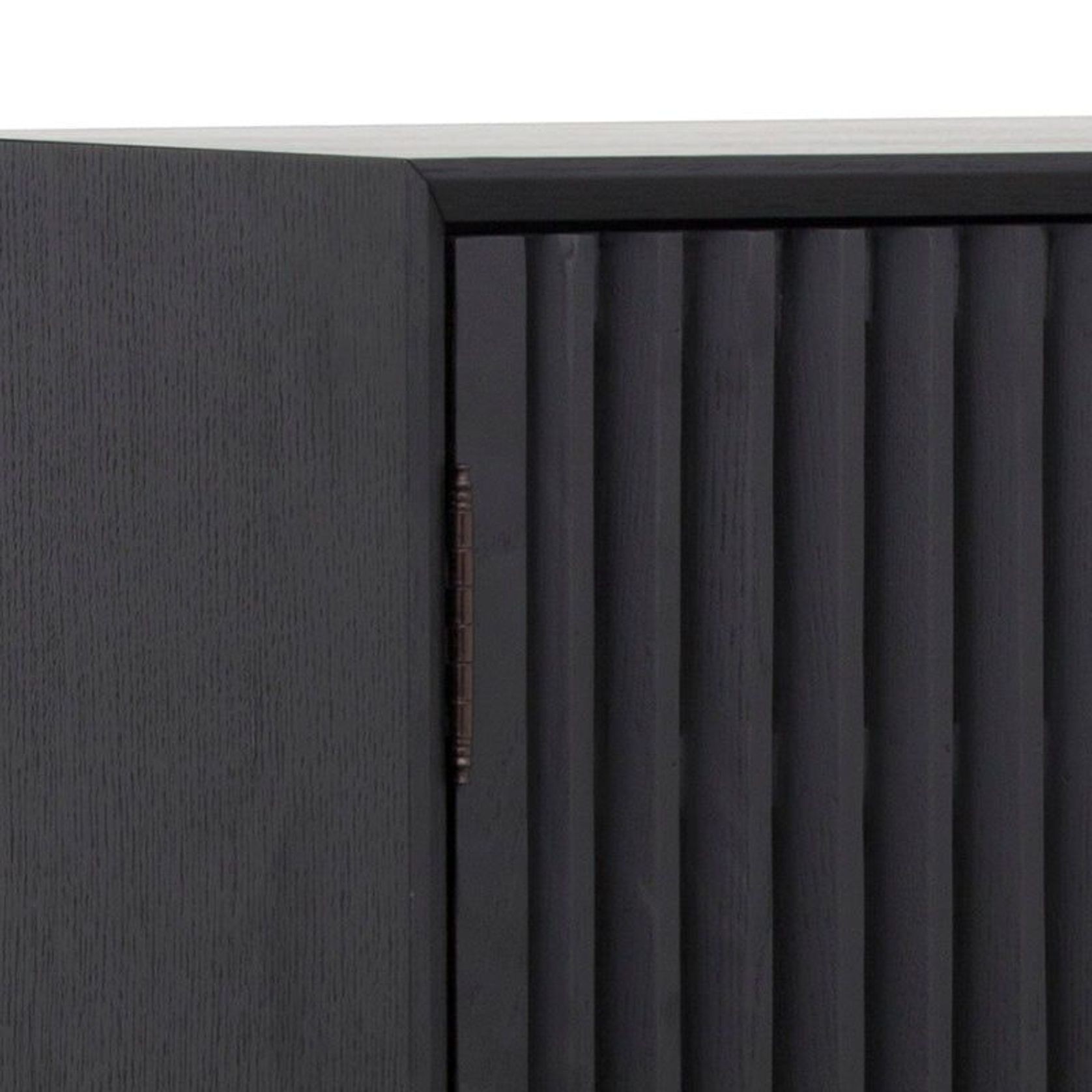 ASLOG Tall Sideboard 90cm - Black gallery detail image