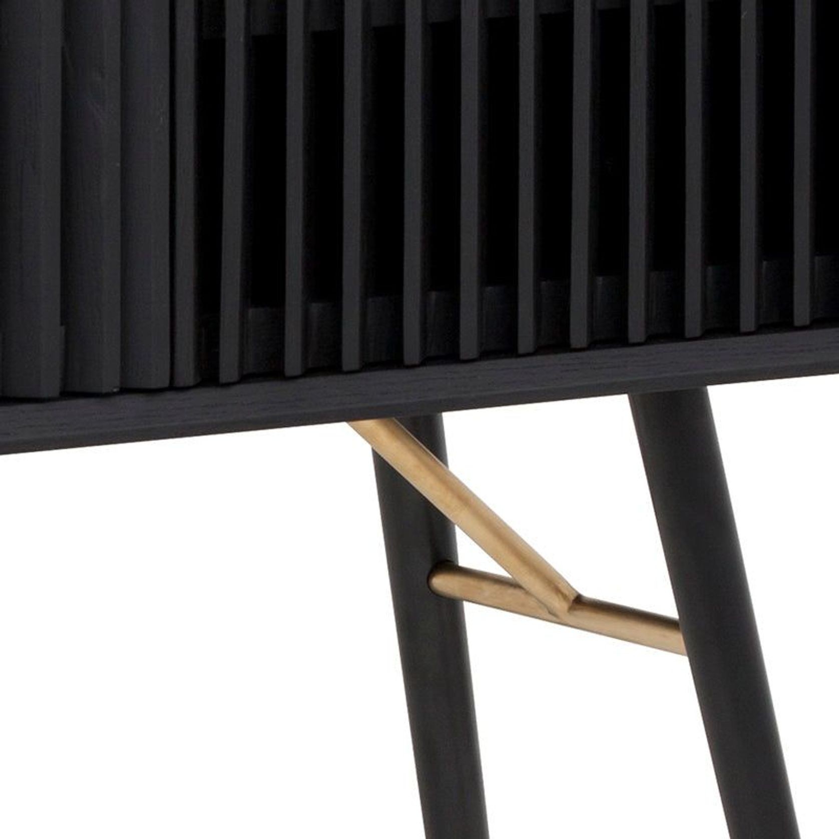 ASLOG Tall Sideboard 90cm - Black gallery detail image