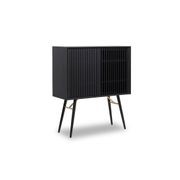 ASLOG Tall Sideboard 90cm - Black gallery detail image