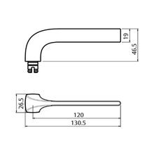 Lockwood Symphony 123 Door Lever on Round Rose Full Set gallery detail image