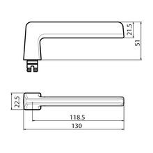 Lockwood Symphony 178 Door Lever on Round Rose gallery detail image