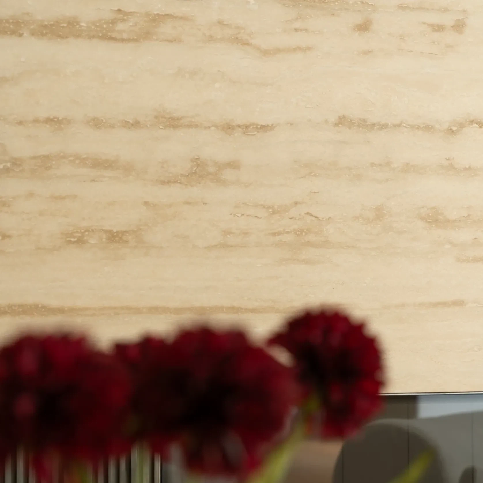 Tuscan Vein Cut Filled Travertine Benchtop gallery detail image