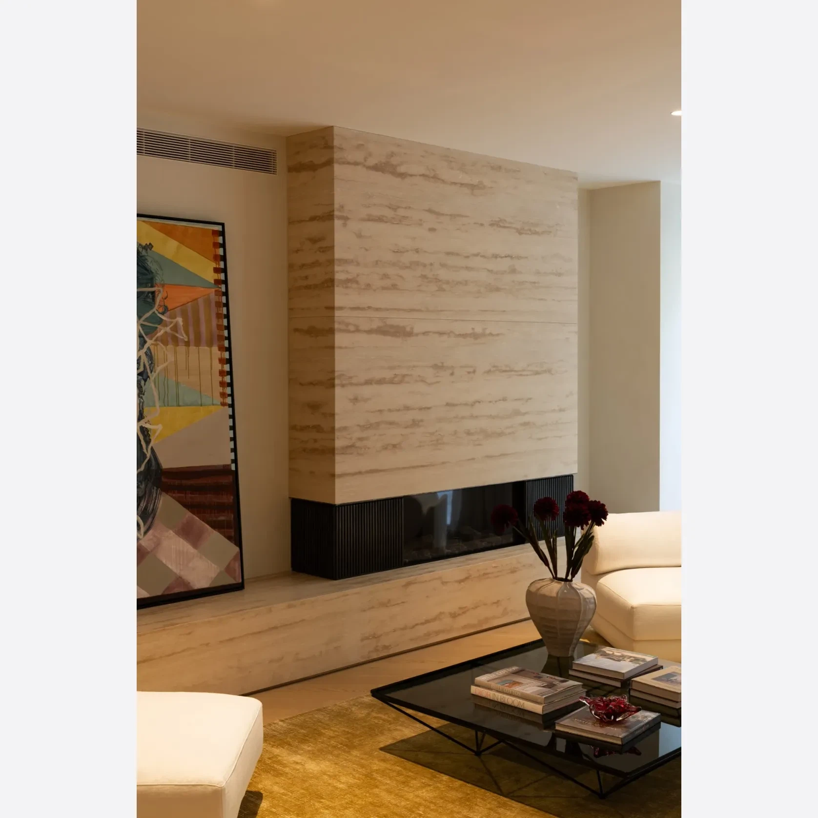Tuscan Vein Cut Filled Travertine Benchtop gallery detail image