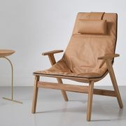 Ace Armchair - Wooden Base with Arms & Headrest gallery detail image