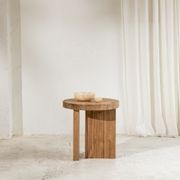 Adelphe Teak Side Table gallery detail image