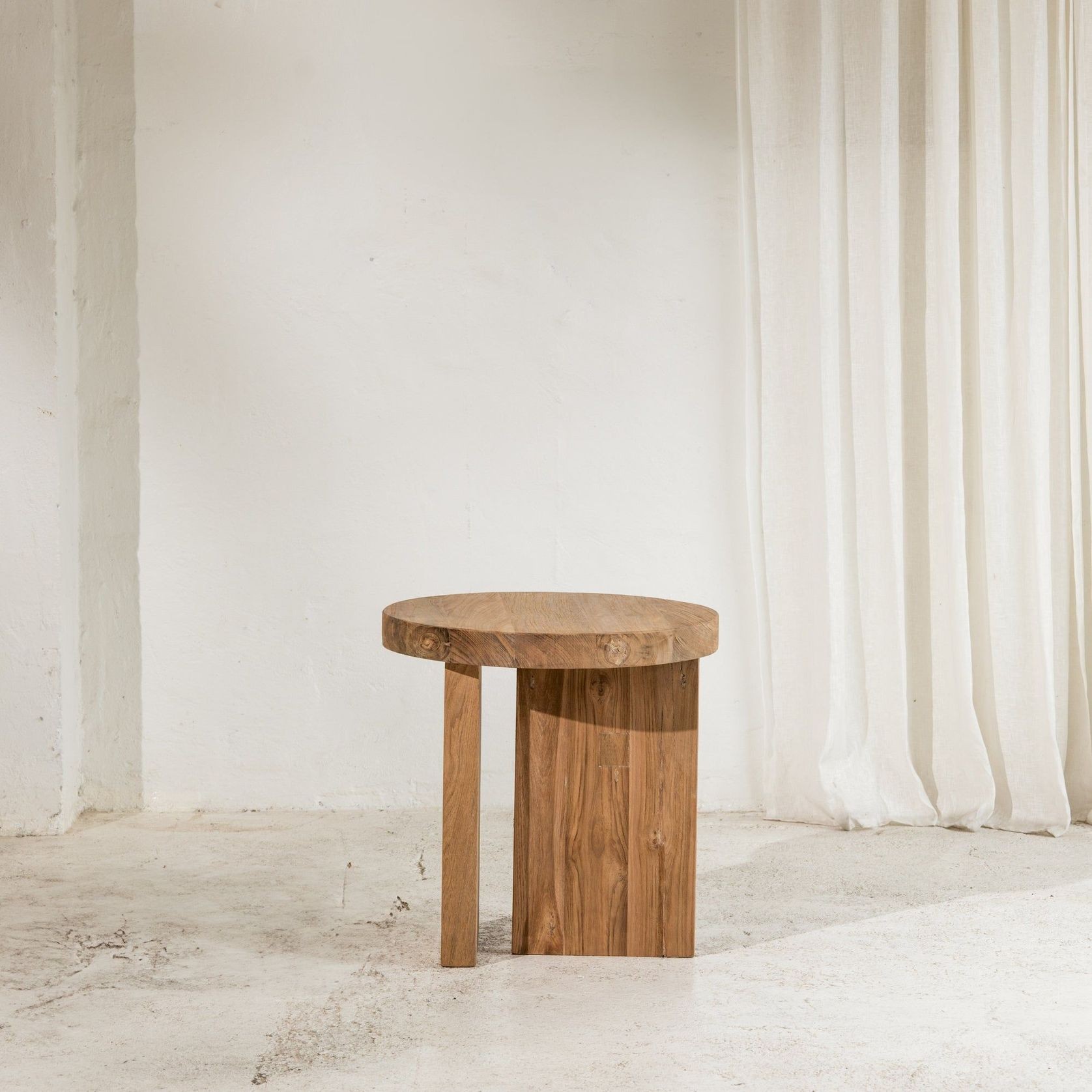 Adelphe Teak Side Table gallery detail image