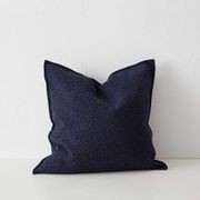 Weave Home Alberto Boucle Cushion - Midnight | 50 x 50cm gallery detail image