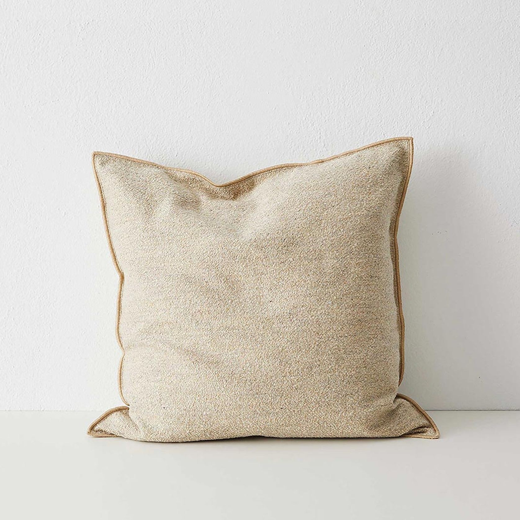 Weave Home Alberto Boucle Cushion - Nougat | 50 x 50cm gallery detail image