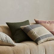 Weave Home Alberto Boucle Cushion - Olive | 50 x 50cm gallery detail image