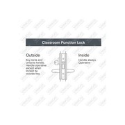 Classroom Function Lockset (Hollow) gallery detail image