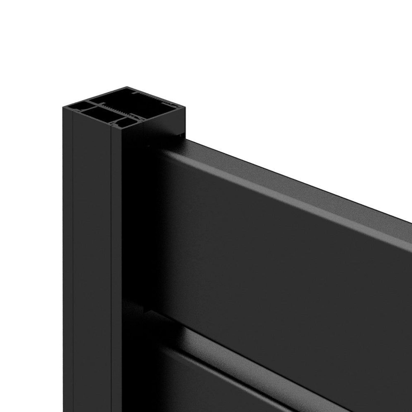 Aluminium Slat Privacy Fence Panel - Horizontal gallery detail image