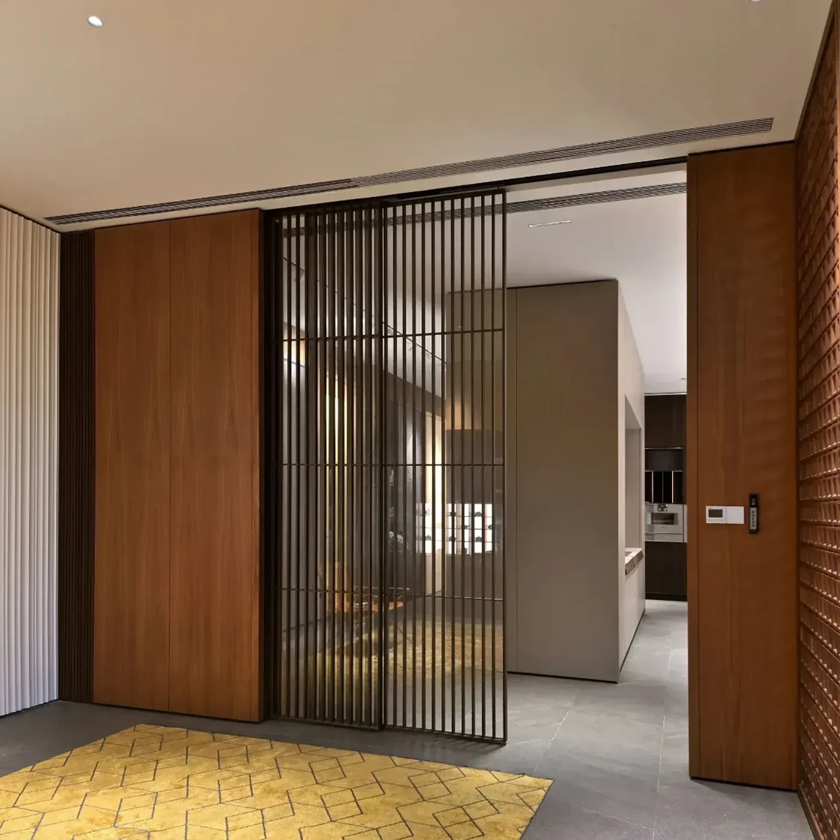 American Walnut Veneer T&G Wall Panel UV-Coated A/BB gallery detail image