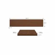 American Walnut Veneer T&G Wall Panel UV-Coated A/BB gallery detail image