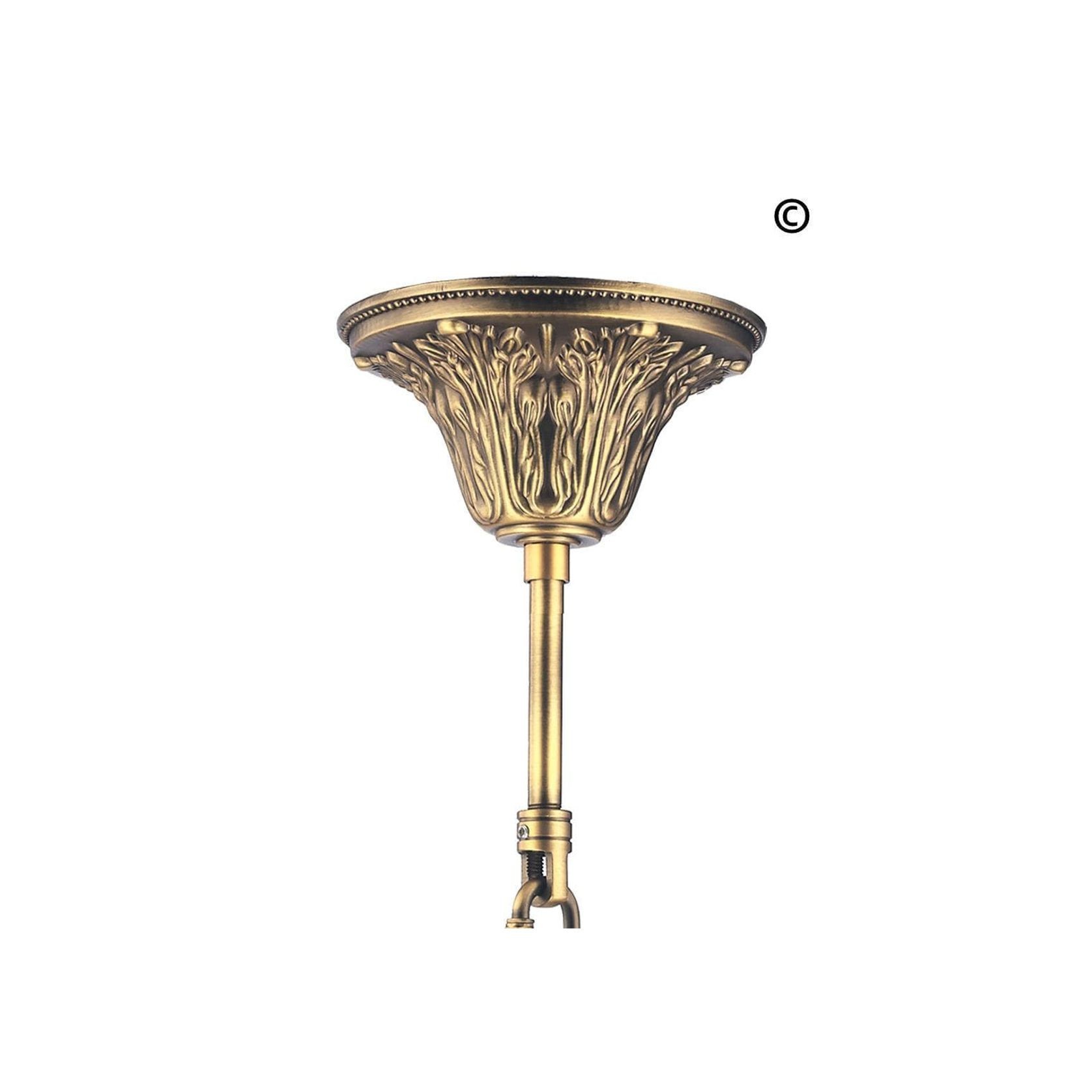 Americana 12 Light Crystal Chandelier - Brass Finish gallery detail image