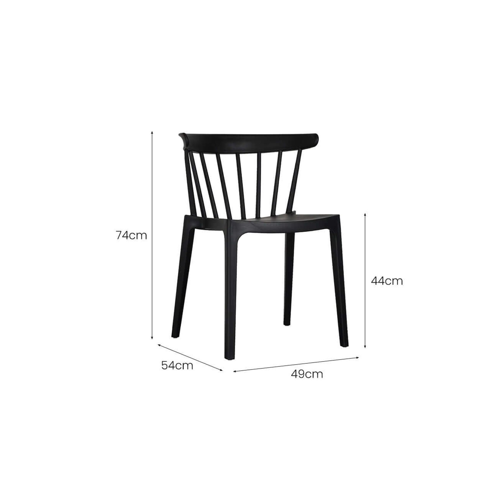 Amie Outdoor Patio Dining Chair gallery detail image